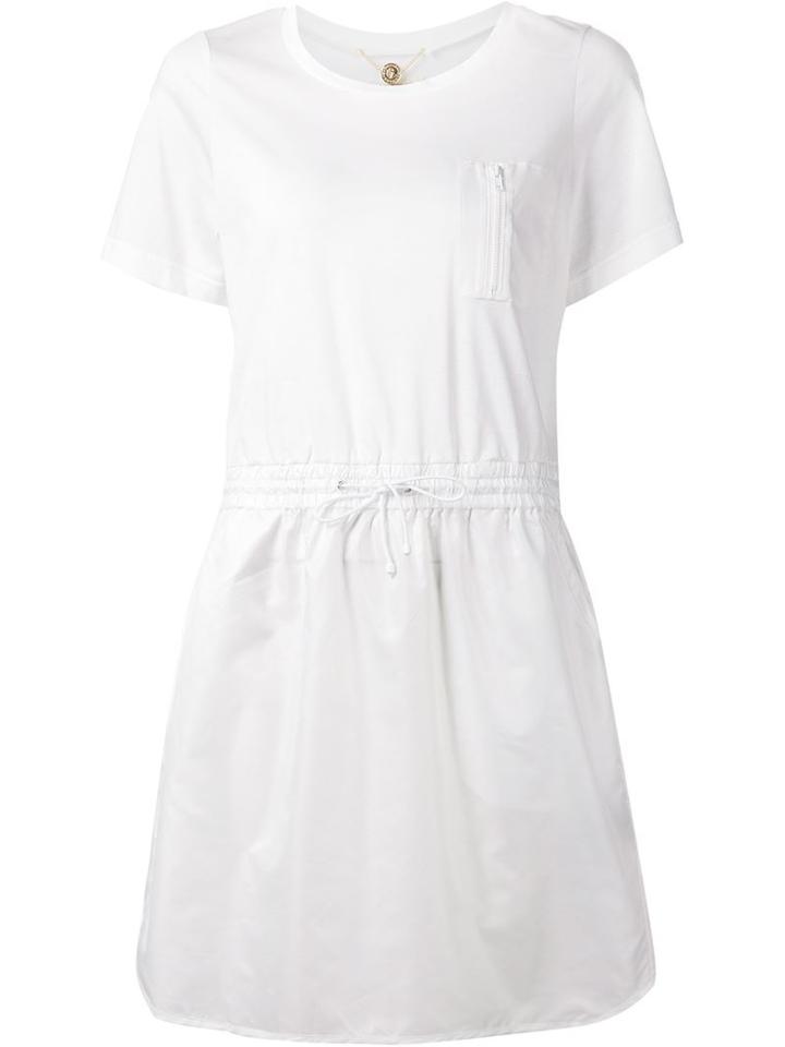 Muveil Drawstring Dress, Women's, Size: 38, White, Cotton/polyester