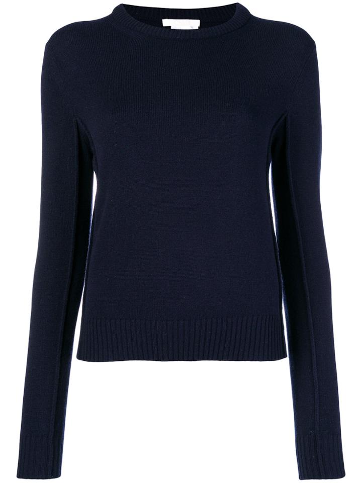 Chloé Round Neck Sweater - Blue