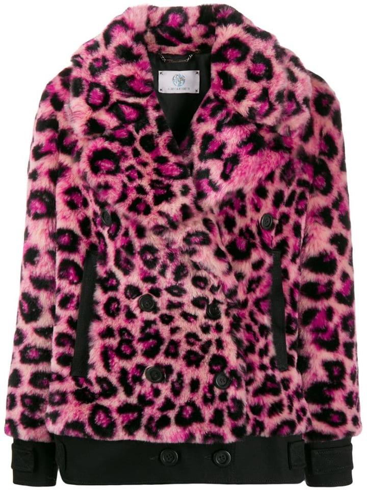 Alberta Ferretti Leopard Print Jacket - Pink
