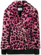 Alberta Ferretti Leopard Print Jacket - Pink