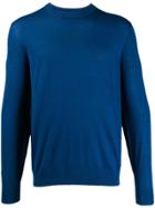 Paul Smith Long-sleeved Wool Jumper - Blue