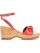 Stella Mccartney Linda Sandals, Women's, Size: 41, Red, Rubber/artificial Leather