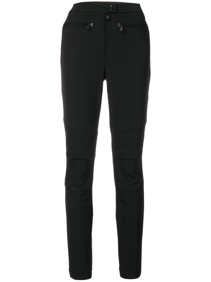 Moncler Grenoble High Waisted Straight Leg Trousers - Black