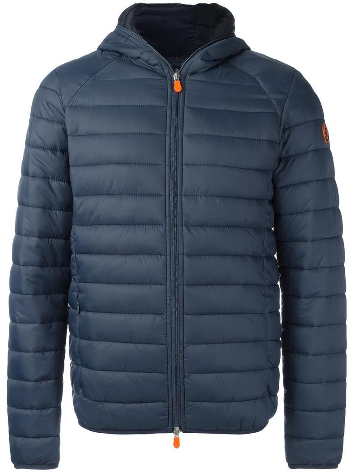 Padded Jacket, Men's, Size: Xl, Blue, Nylon/polyester, Save The Duck