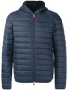 Padded Jacket, Men's, Size: Xl, Blue, Nylon/polyester, Save The Duck
