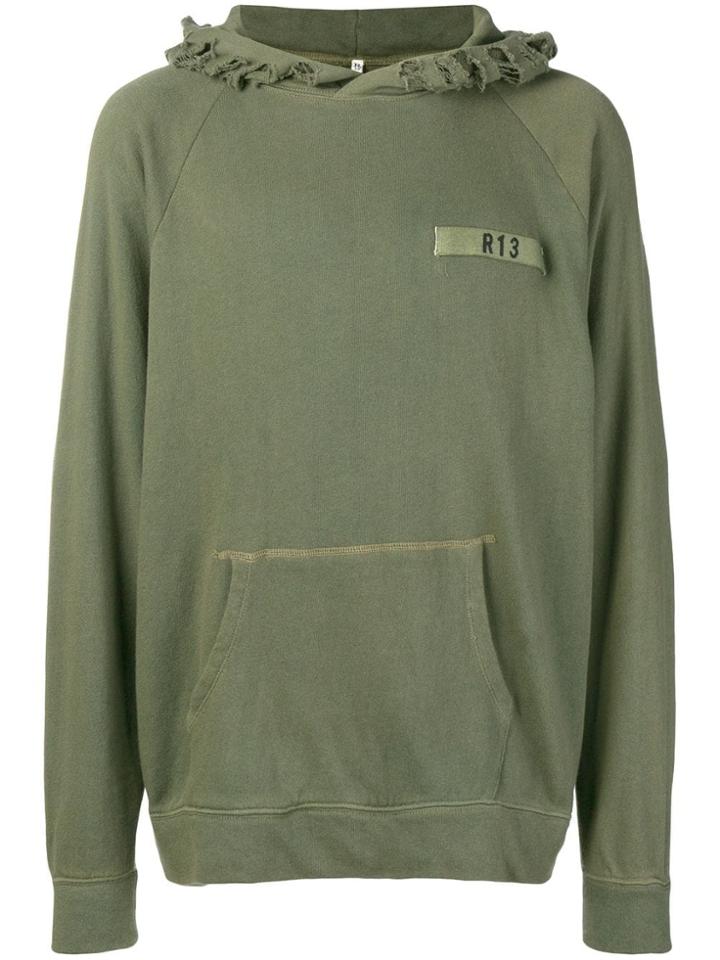 R13 Loose Fitted Hoodie - Green