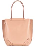 Tod's - Studded Trim Shoulder Bag - Women - Calf Leather - One Size, Women's, Pink/purple, Calf Leather