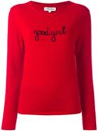 Chinti And Parker 'good Girl' Sweater, Size: Xs, Red, Cashmere