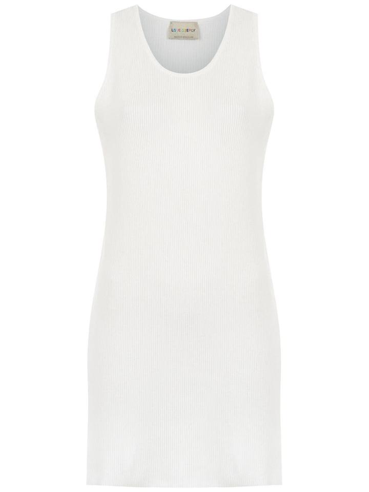 Andrea Bogosian Plain Tank Tee - White