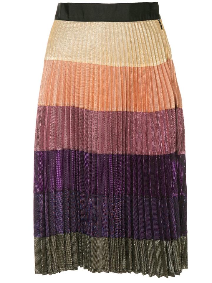 Romance Was Born Cosmic Disco Skirt - Blue