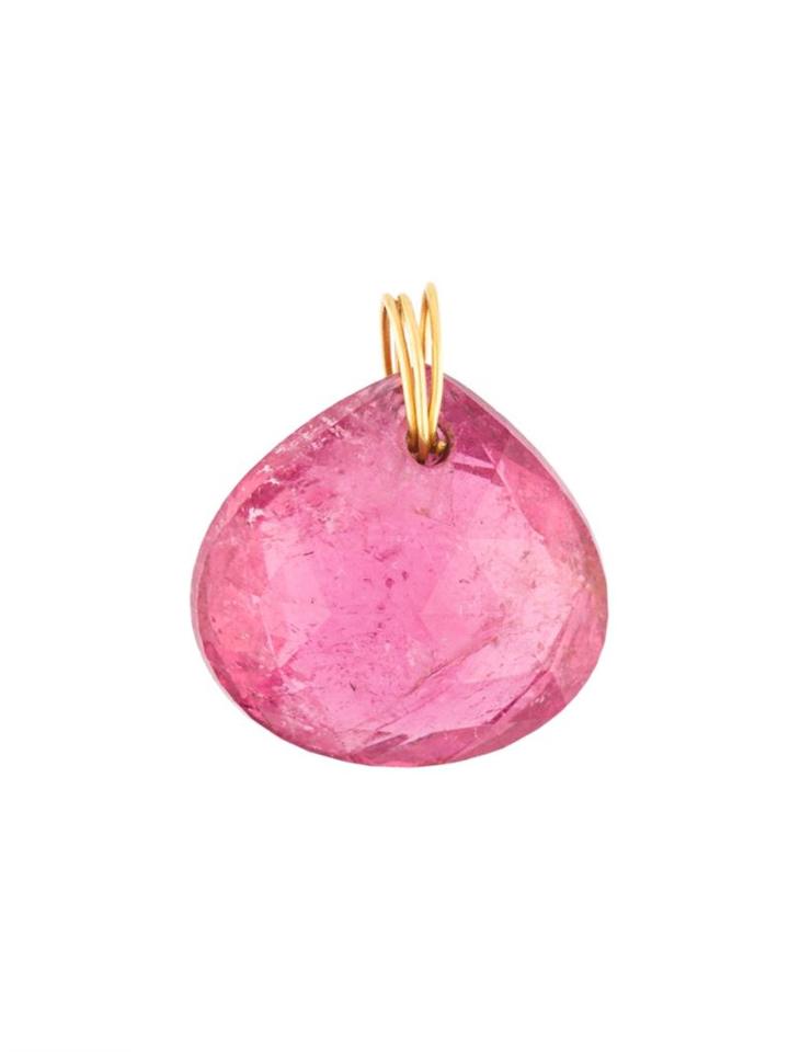 Marie Helene De Taillac Round Pendant Necklace, Women's, Pink/purple