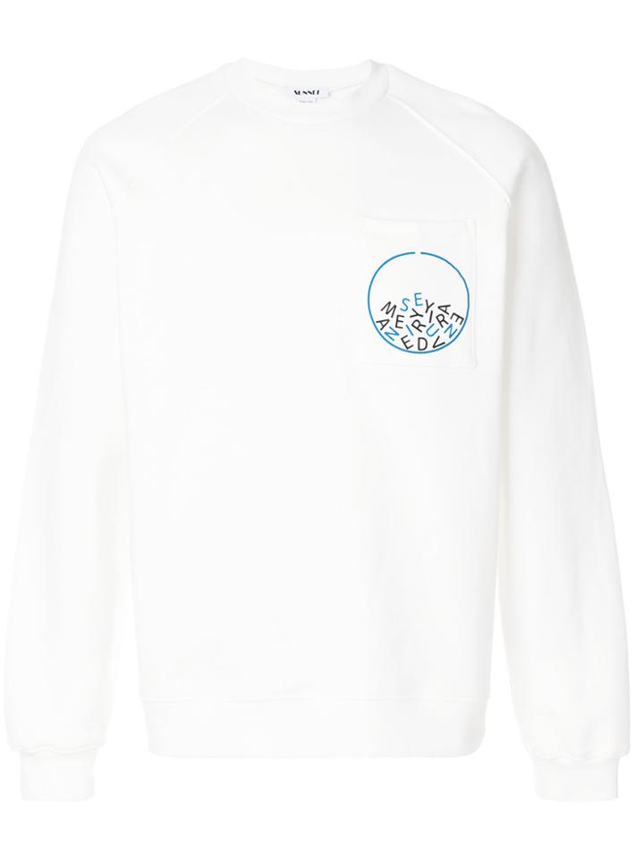 Roberto Collina Ribbed Trim Sweatshirt - Blue