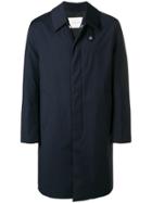Mackintosh Straight-fit Coat - Blue
