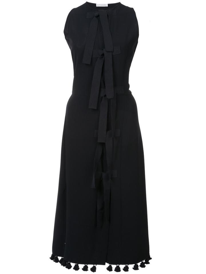 Altuzarra Pom Pom Hem Dress - Black