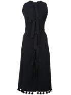 Altuzarra Pom Pom Hem Dress - Black