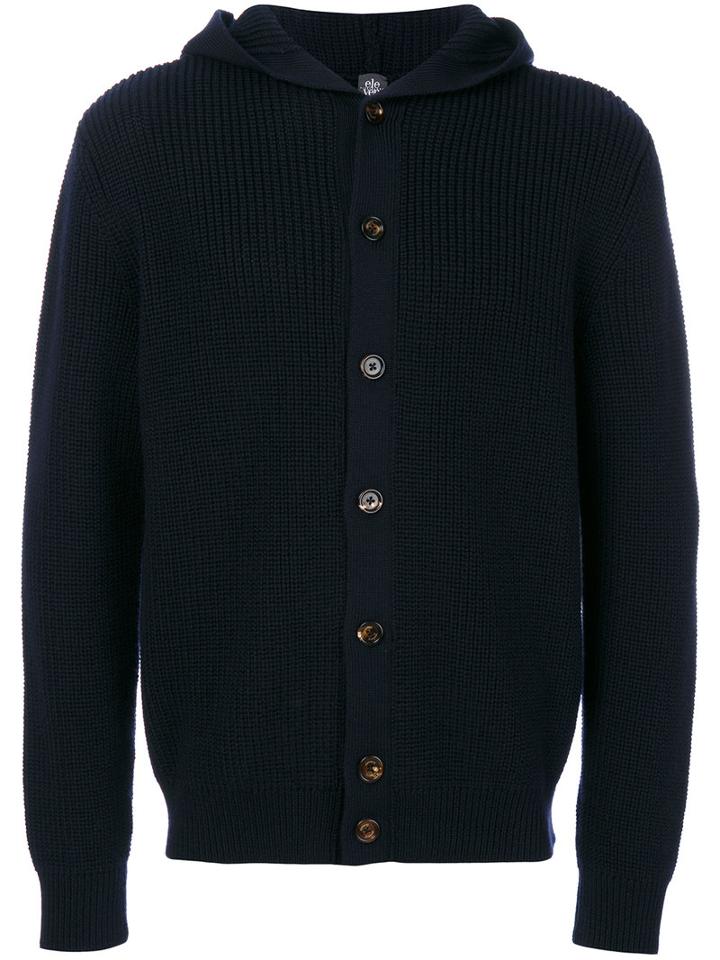 Eleventy - Button Up Cardigan - Men - Virgin Wool - Xl, Blue, Virgin Wool