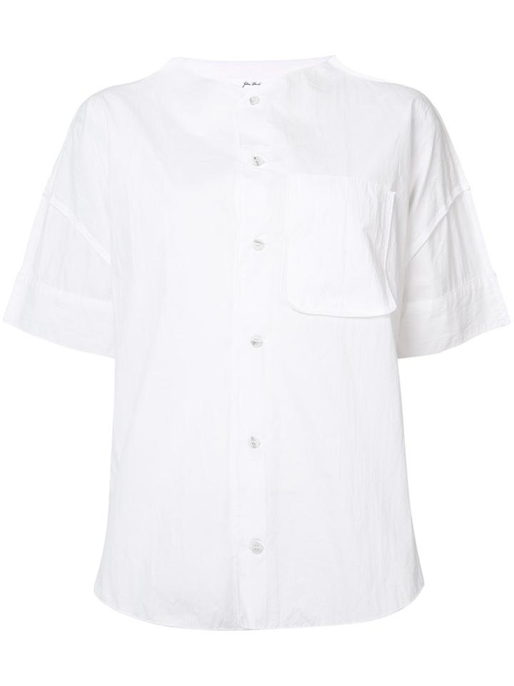 Julien David - Circular Shirt - Women - Cotton - S, White, Cotton