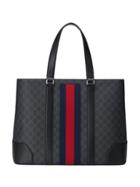Gucci Gg Supreme Tote - Black
