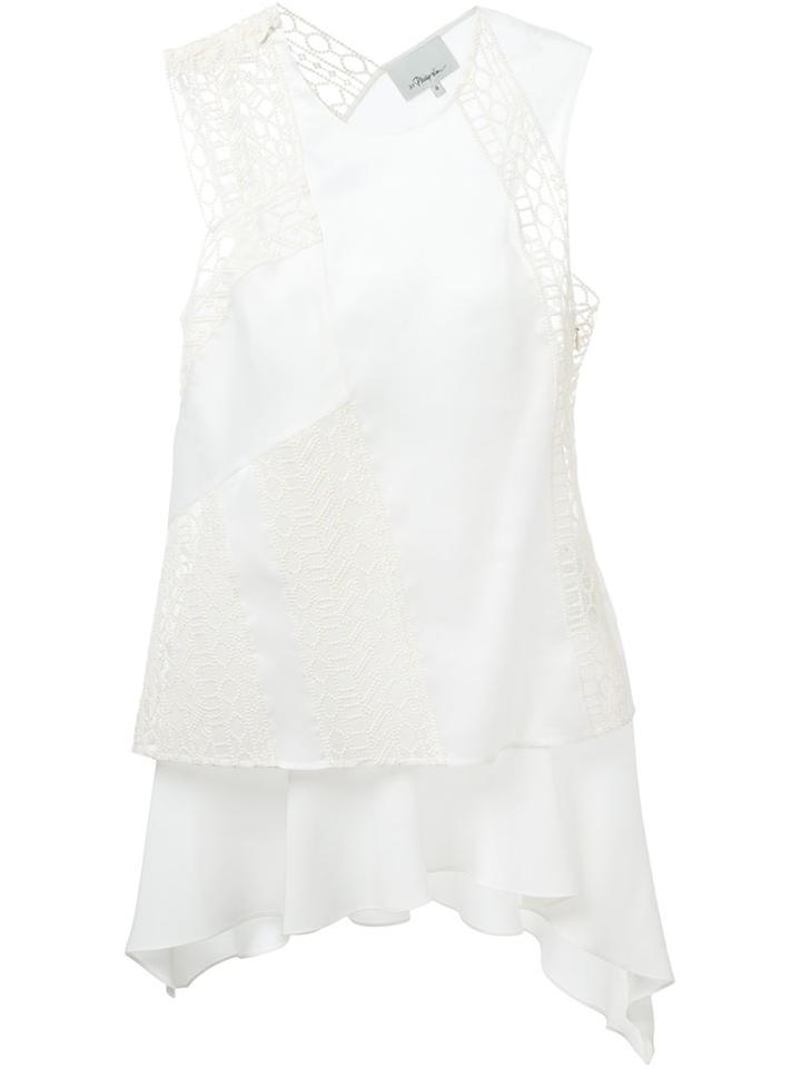 3.1 Phillip Lim Asymmetric Macrame Tank Top