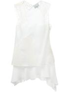 3.1 Phillip Lim Asymmetric Macrame Tank Top