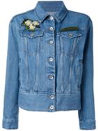 Muveil 'jurassic' Denim Jacket, Women's, Size: 38, Blue, Cotton