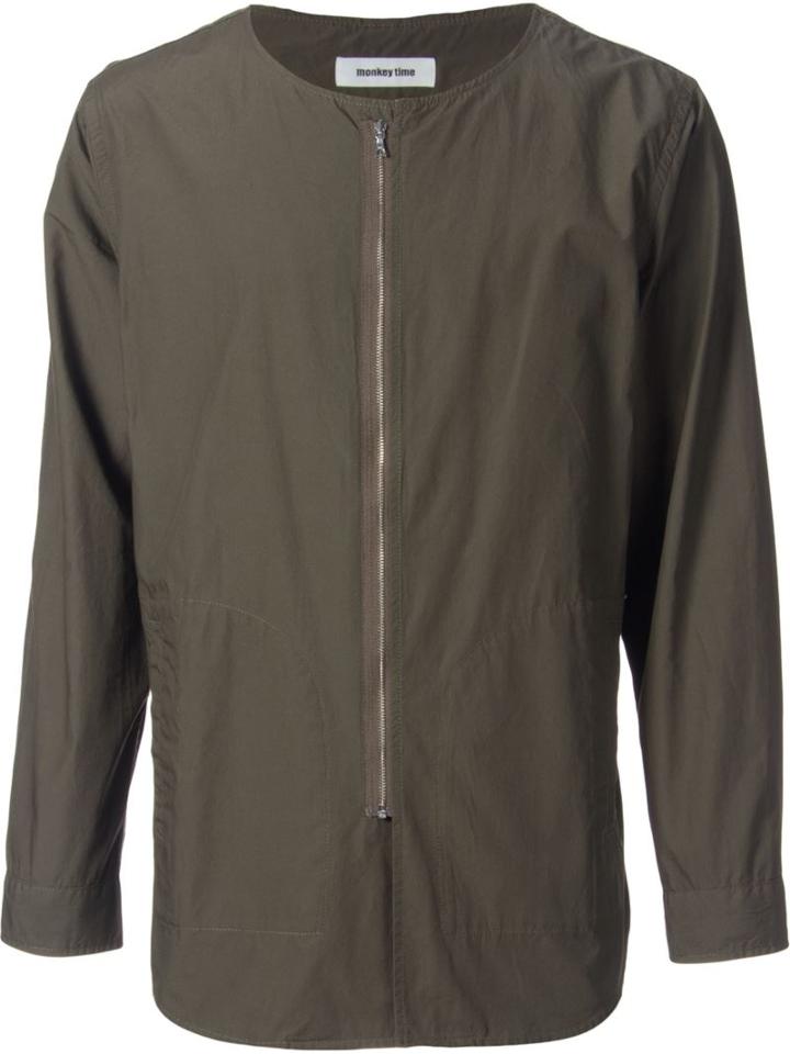 Monkey Time Zip Detail Shirt
