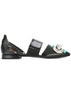 Toga Pulla Studded Loafers - Black