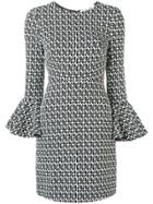 Dvf Diane Von Furstenberg Louise Geometric Printed Dress - Black