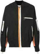 Mr. Completely - Multi-zip Bomber Jacket - Men - Cotton - Xl, Black, Cotton