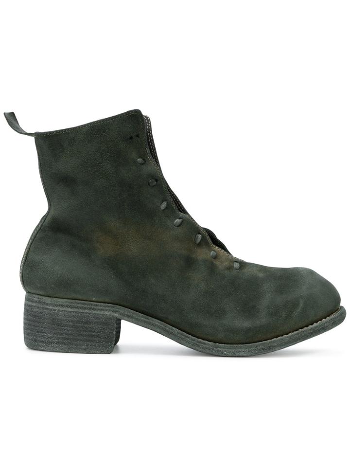 Guidi Ankle Boots - Green