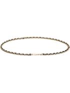 Chanel Vintage Leather Chain Necklace