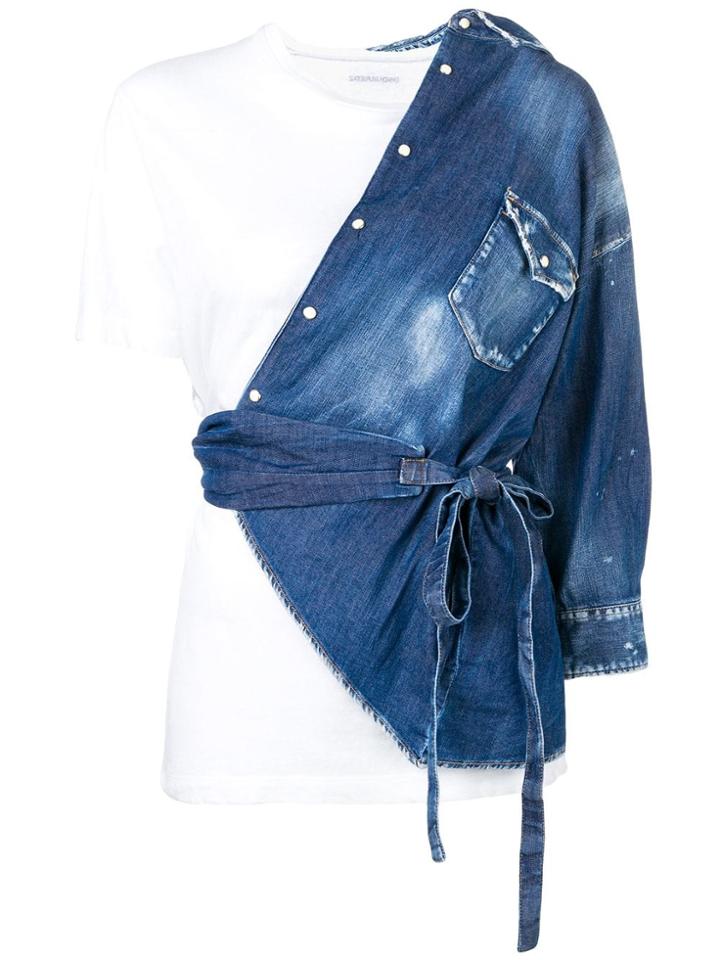 Dsquared2 Deconstructed Shirt - Blue