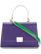 Emilio Pucci Two Tone Small Tote Bag - Pink & Purple