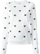 Kenzo Eyes Sweatshirt, Women's, Size: M, White, Cotton