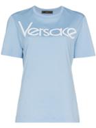Versace Appliqué Logo T-shirt - Blue
