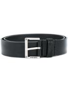 Diesel Square Buckle Belt - Black