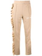 Palm Angels Ruffle Detail Sweatpants - Neutrals