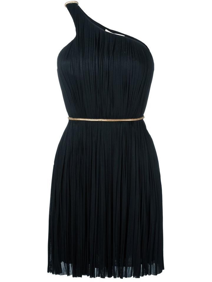 Maria Lucia Hohan Pleated Off-shoulder Dress