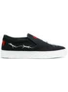 Marcelo Burlon County Of Milan Dogo Slip-on Sneakers - Black