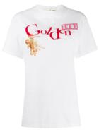 Golden Goose Deluxe Brand Graphic Brand T-shirt - White