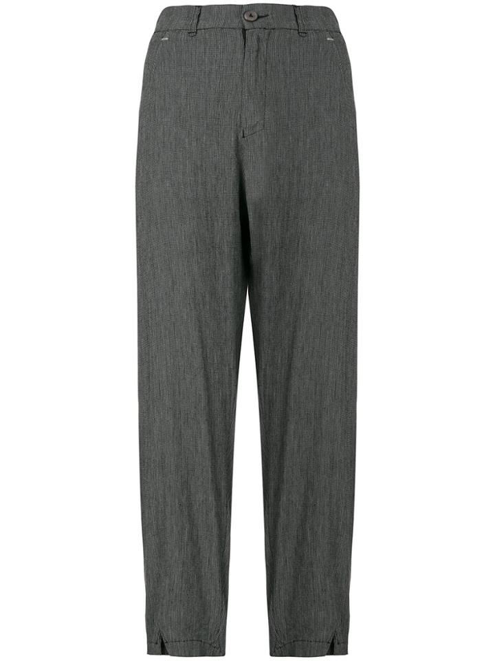 Transit Cropped Tapered Trousers - Black