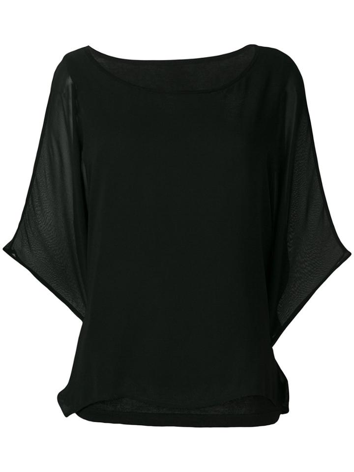 Sottomettimi Loose Fit Blouse - Black