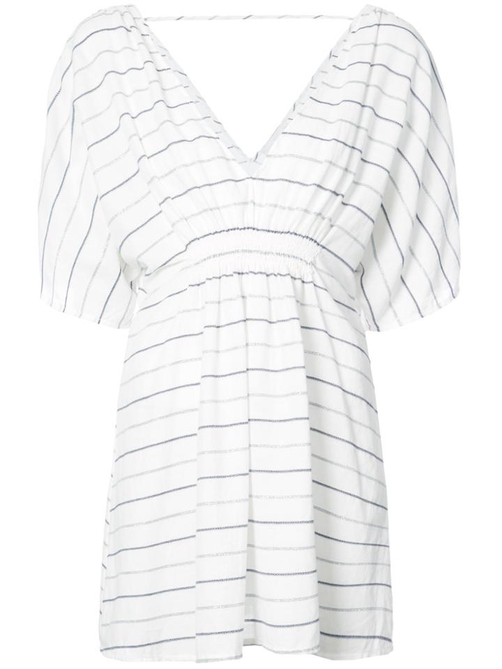Onia Alessandra Striped Tunic - White