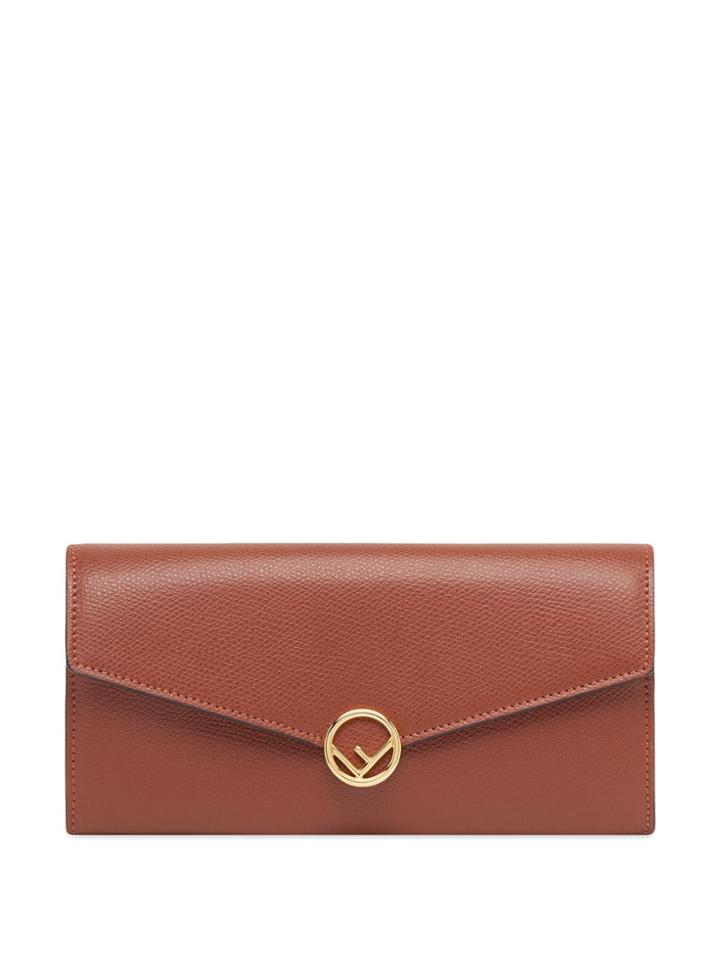 Fendi F Is Fendi Continental Wallet - Brown