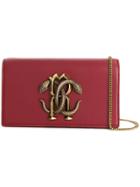 Roberto Cavalli Logo Clutch - Red