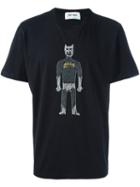 Jimi Roos Embroidered Batman T-shirt, Men's, Size: Large, Black, Cotton
