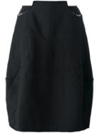 Comme Des Garçons Panelled Midi Skirt