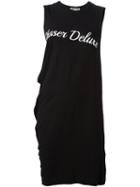 Mcq Alexander Mcqueen Side Drape Dress