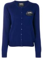 Markus Lupfer Sequin Lara Lips Cardigan - Blue