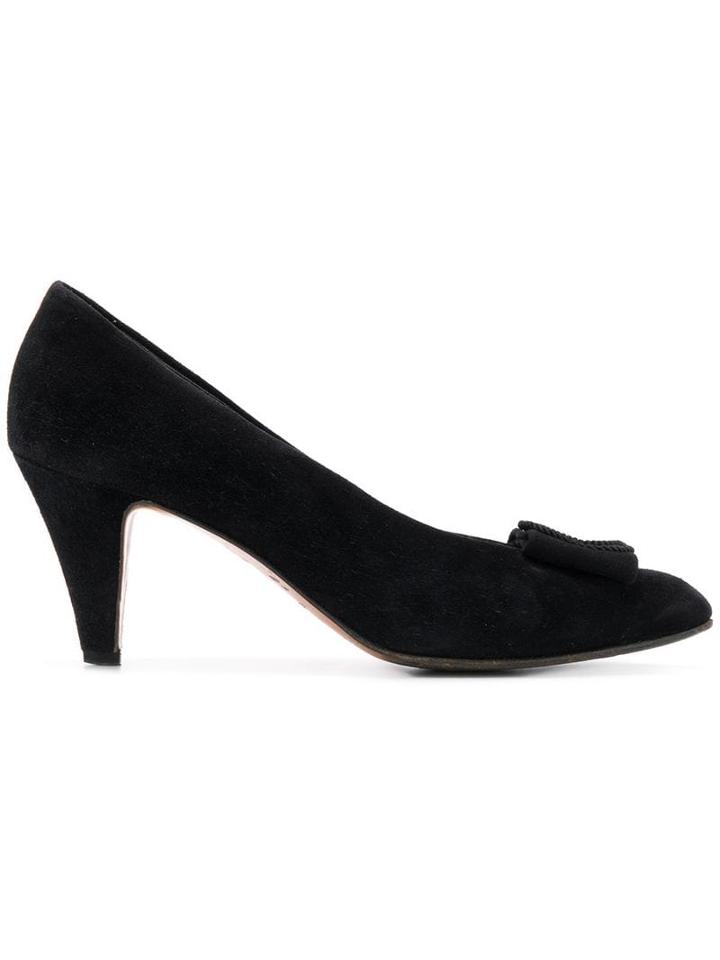 Prada Pre-owned 1990's Bow Detail Pumps - Black